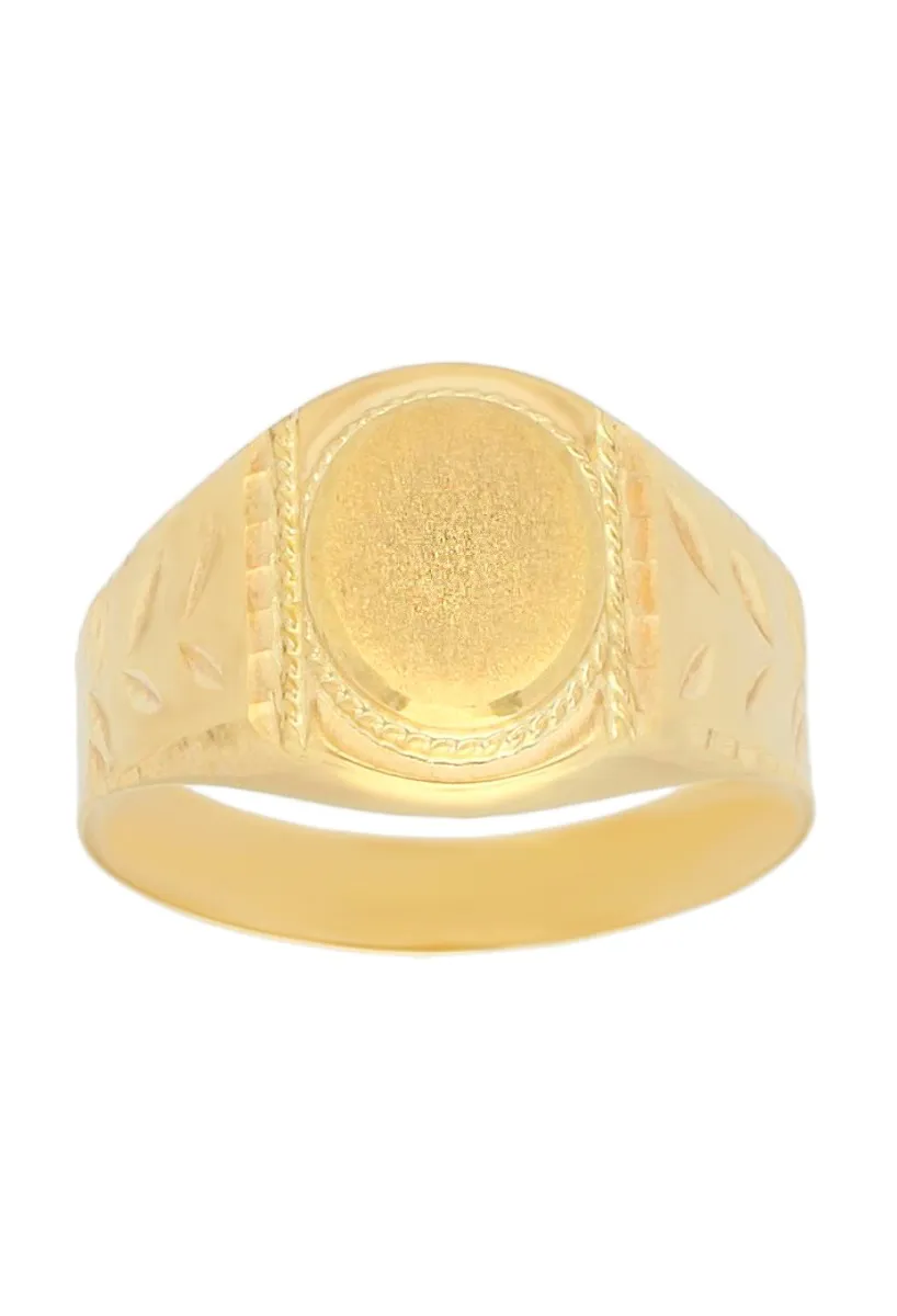 Anillo oro 1ª Comunión para niño. 002_163-S