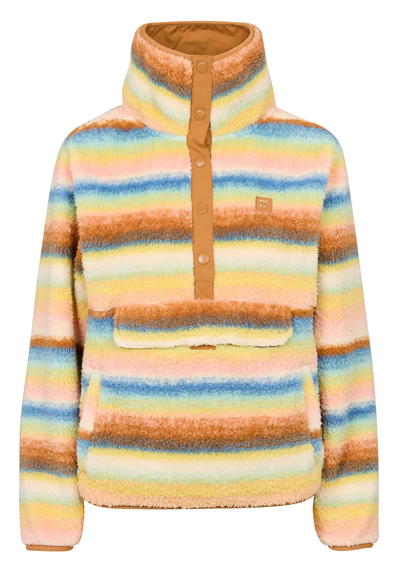 BILLABONG SWITCHBACK - Polar con cuello alto estampado en azul