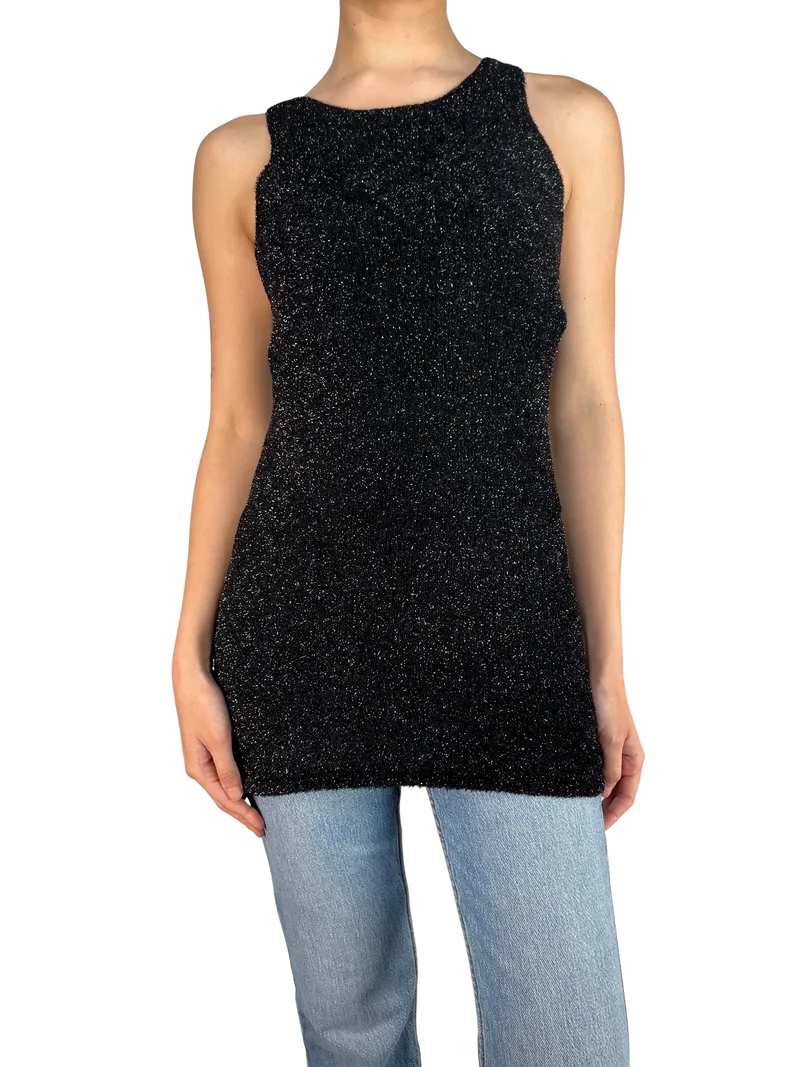 BIMBA Y LOLA Polera Tejida Lurex