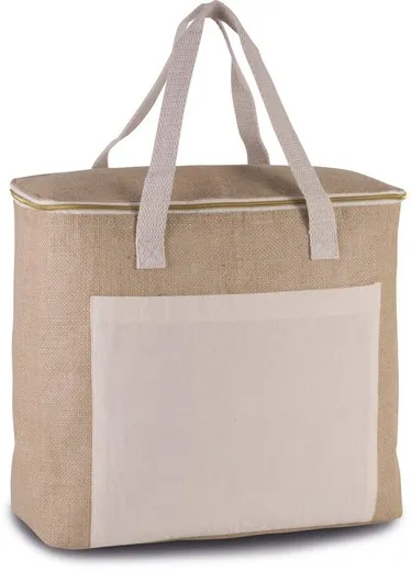 Bolsa isotérmica de yute - modelo grande