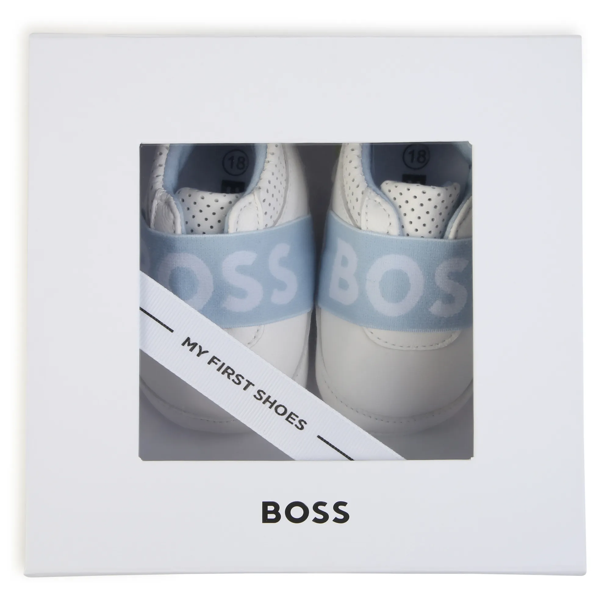 BOSS Patucos de piel con elástico