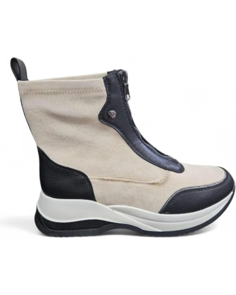 Botines BREEZE  de Mujer BOTA CASUAL ELDA CREMALLERA MUJER  BEIGE