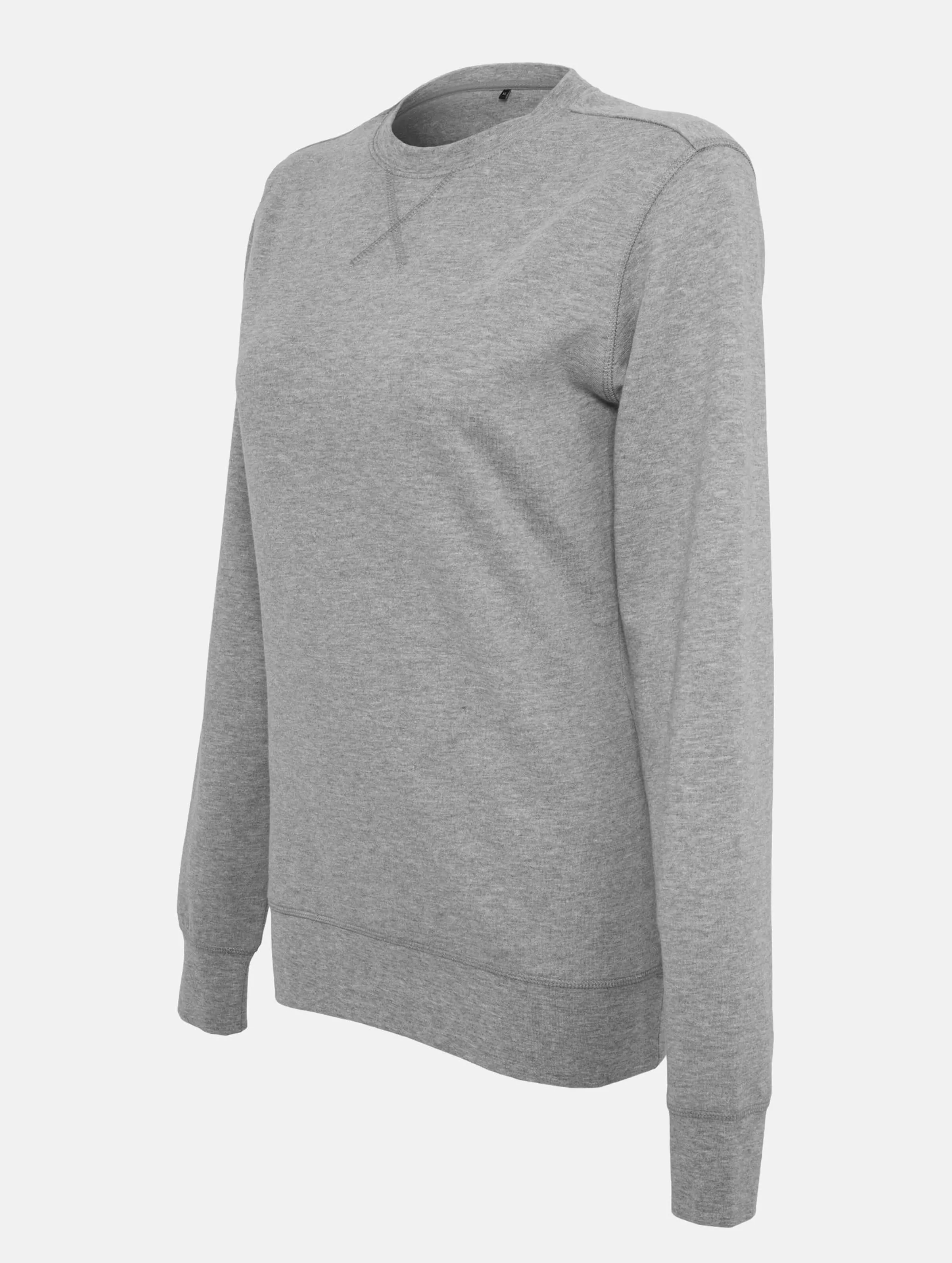 Build Your Brand Build Your Brand Ladies Light Crewneck