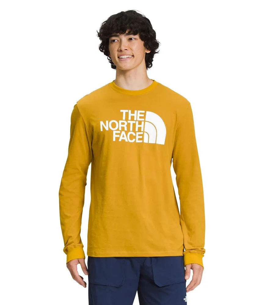 Camiseta L/S Half Dome Tee Amarilla Hombre The North Face