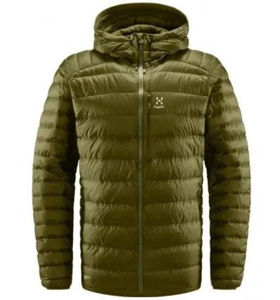 Capucha de plumón HAGLÖFS Roc para hombre (verde oliva)