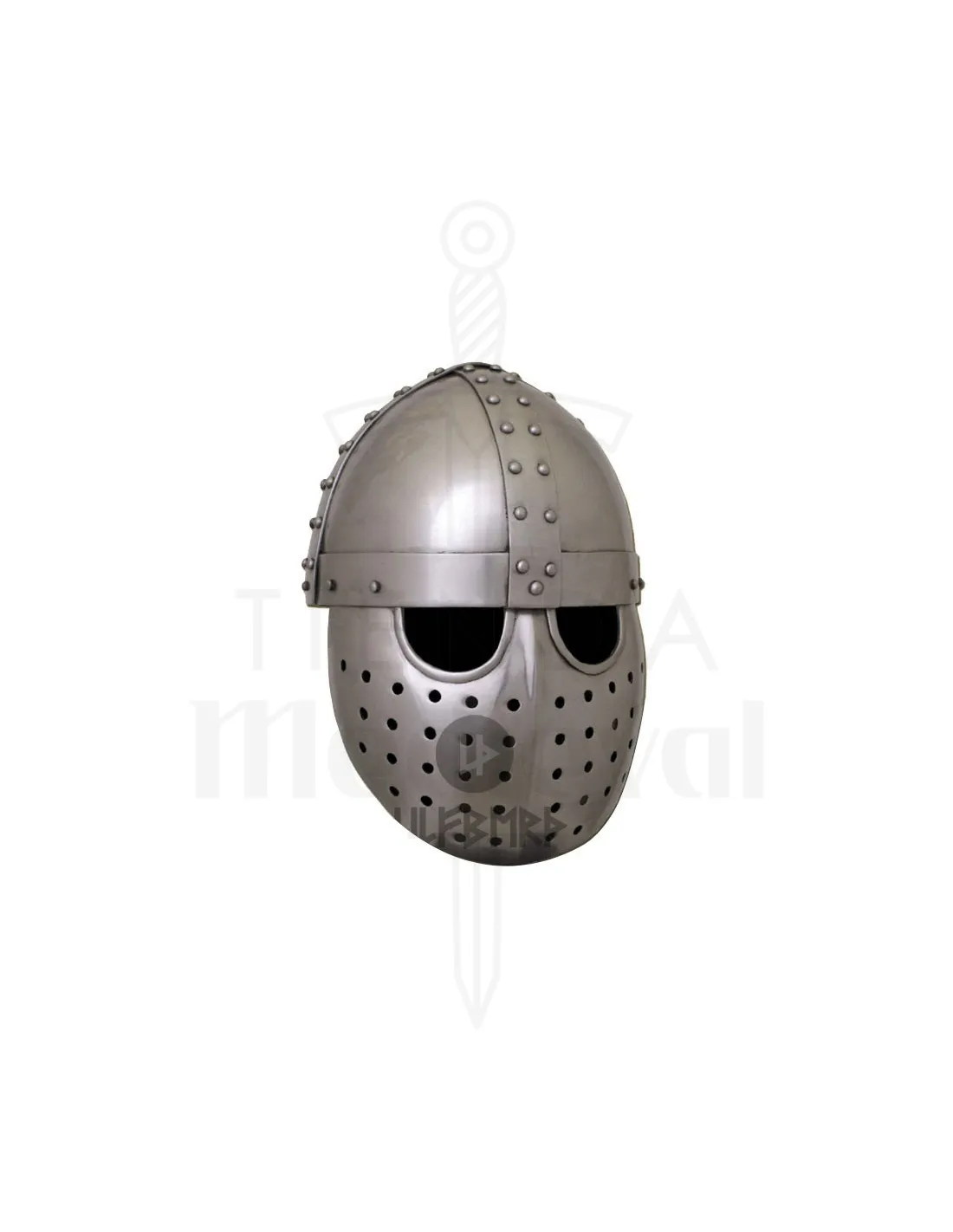 Casco Cruzados Spangenhelm con visera