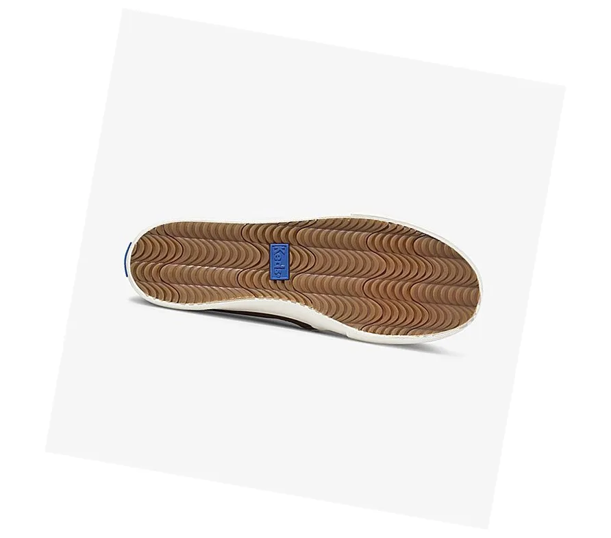delgado Zapatos Slip On Keds Double Decker Cuero Mujer Marrones 2024 – Zapatos Slip On