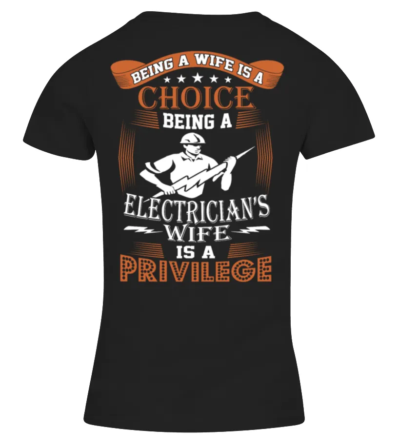 electrician Camiseta cuello pico Mujer