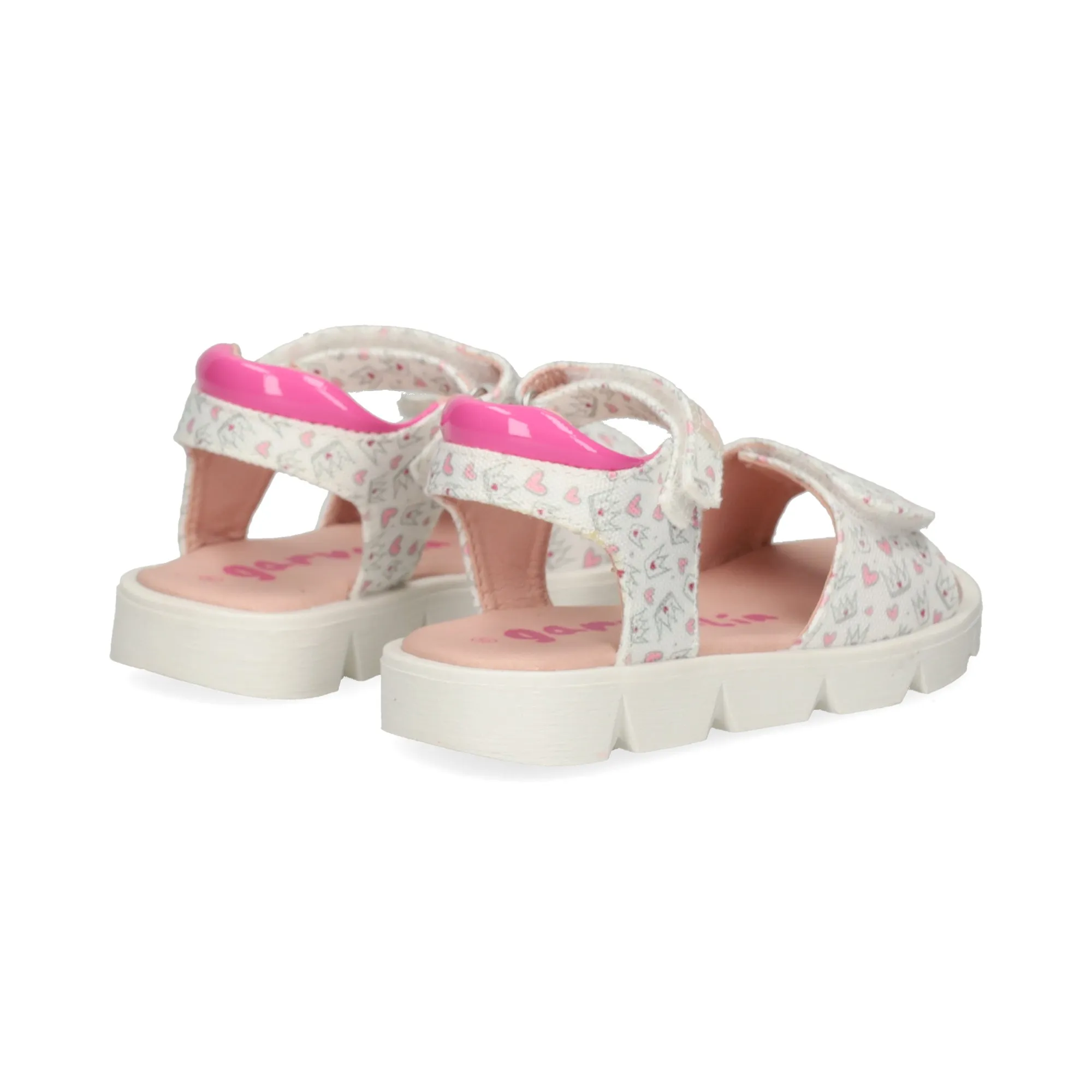 GARVALIN Sandalias, chanclas y albarcas de niña BLANCO