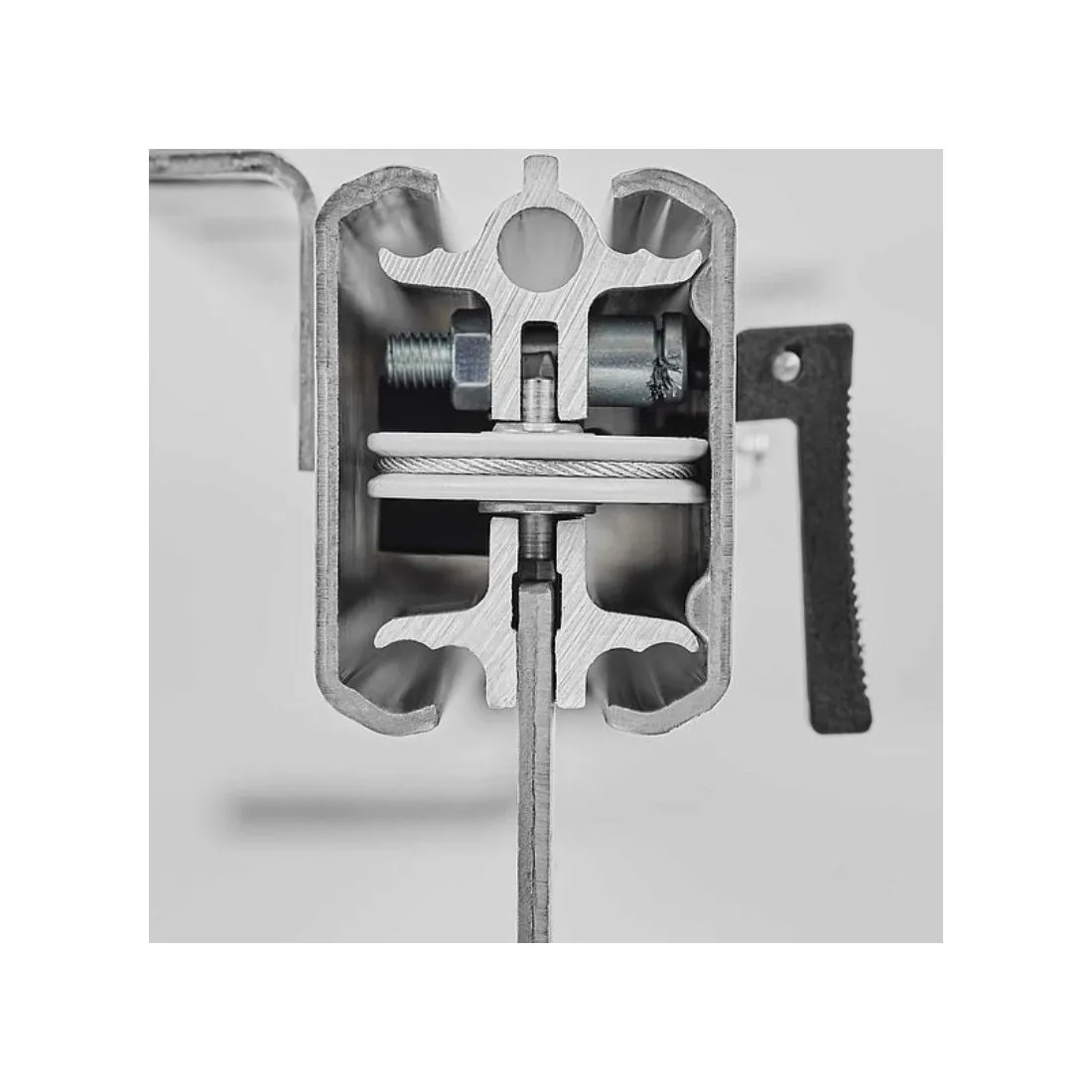 GUIA MESA EXTENSIBLE KOMBI 47 H56 720mm BIDI CON FRENO 2 TABLEROS X 500mm. 90 KGS.