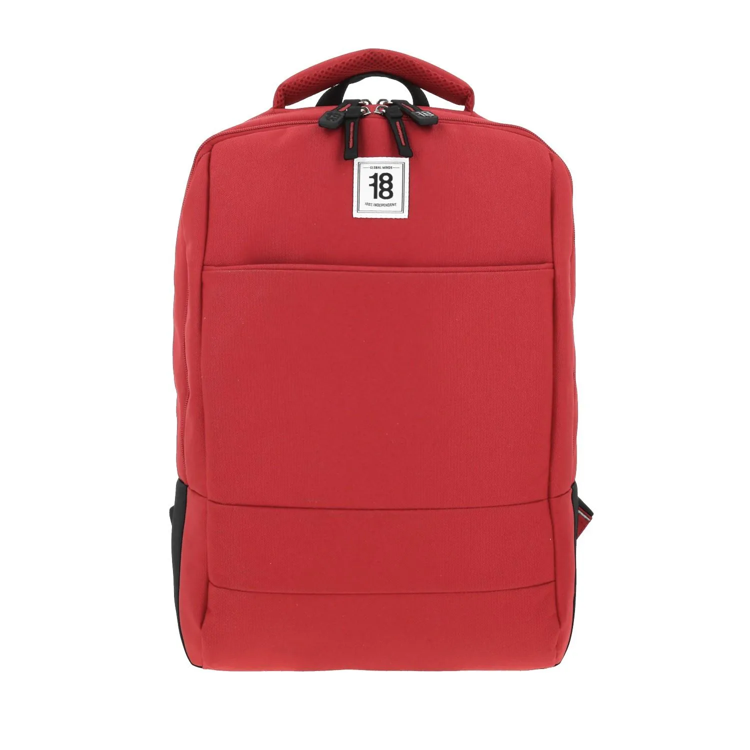 Mochila Grande 1818 Unisex Wynn Rojo Con Porta Laptop De Hasta 15.
