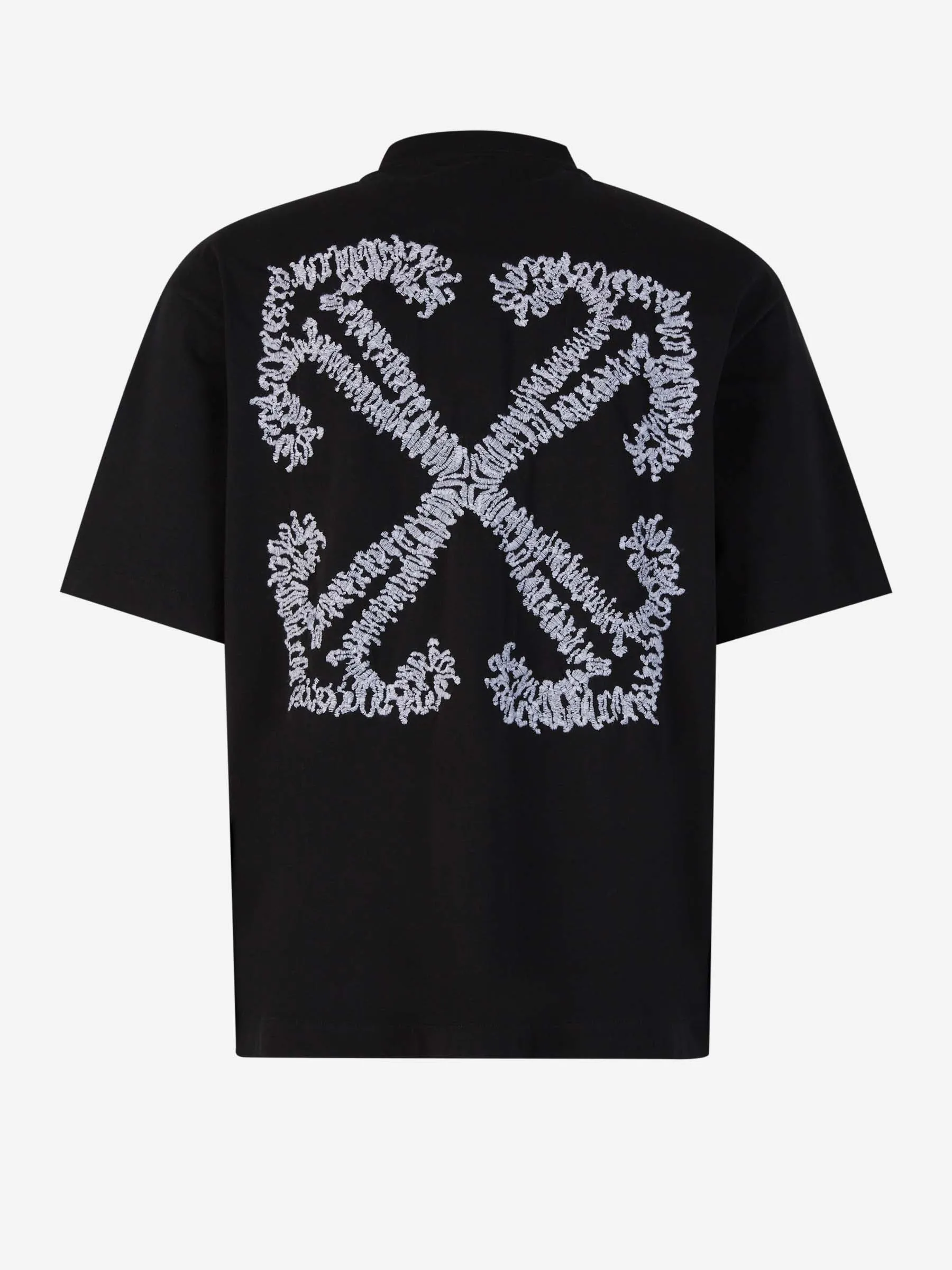 Off-White Camiseta Algodón Bordado