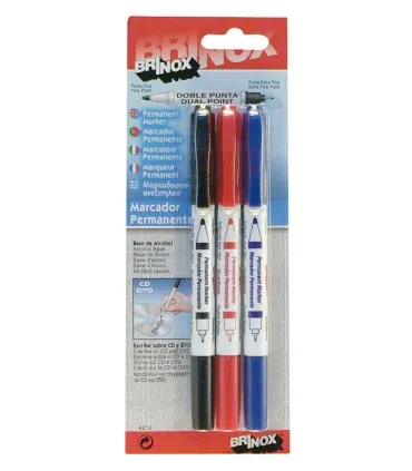 Rotulador permanente 2 punt l3 BRINOX  B421200