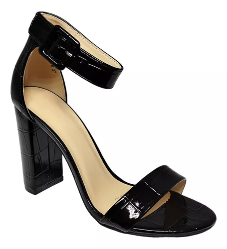 Sandalias Mujer Taco Alto M409