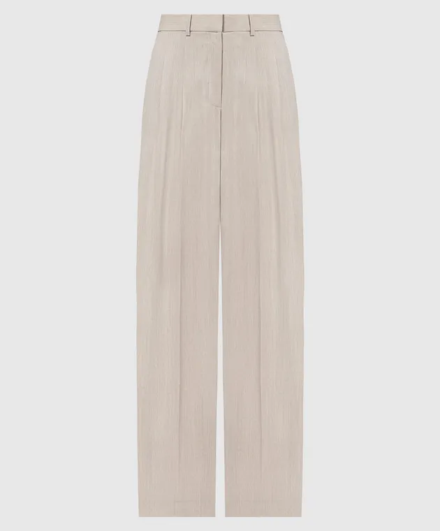 Theory Beige pants made of wool
