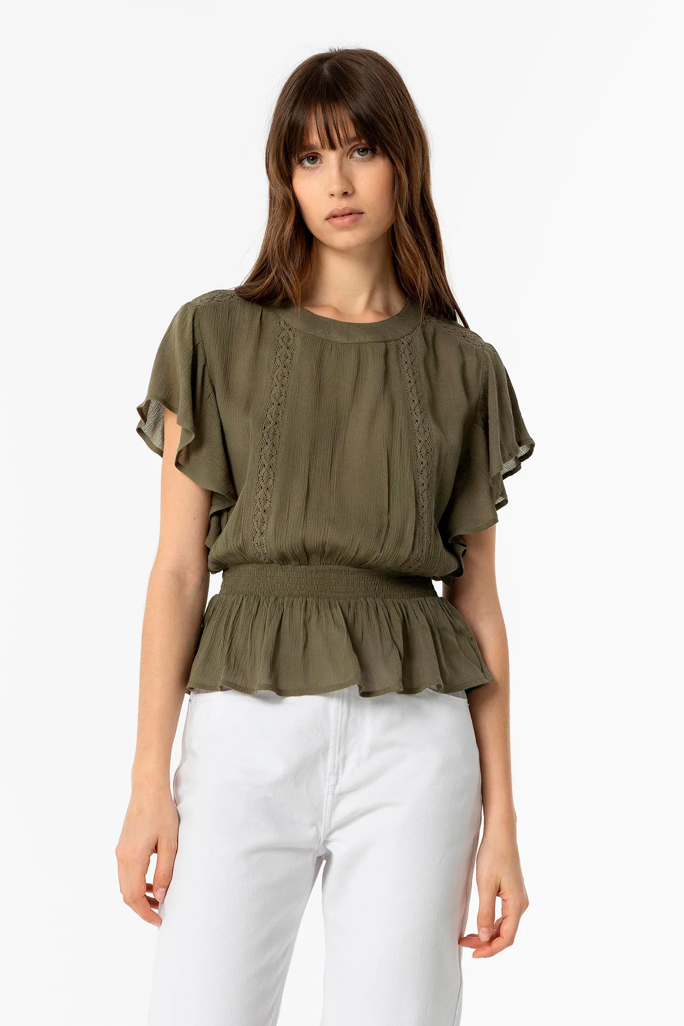 Tiffosi Blusa con Encaje